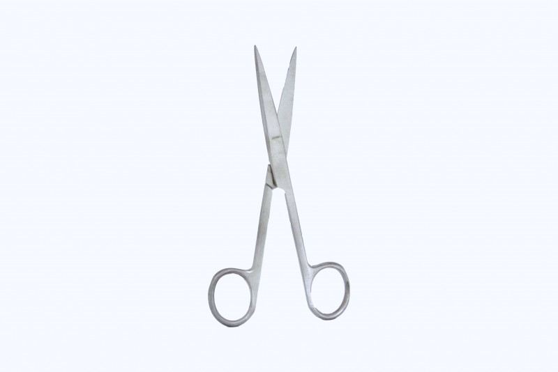 Aesculap Standard Surgical Scissors, Straight, Standard, Sharp/Sharp, Reusable, 5-3/4″