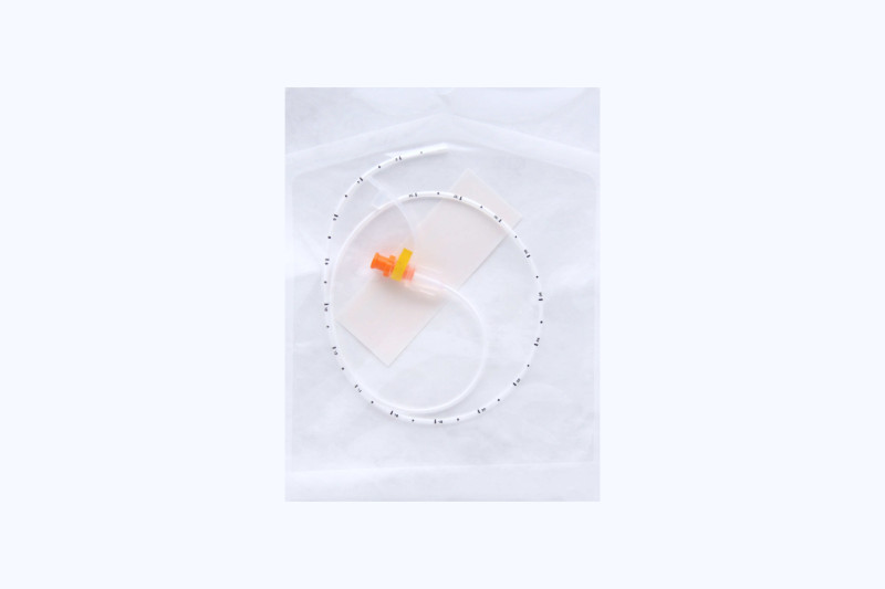 Utah Medical Nutri-Cath Silicone Enteral Feeding Tube, Standard Hub 58cm 6.5F