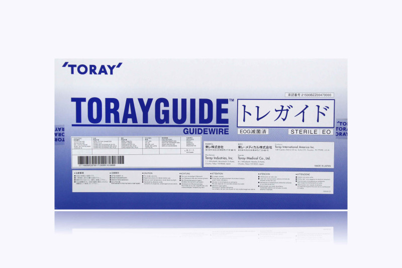 Toray Guidewire, Stainless Steel w/Spring Coil 0.025″ x 175cm