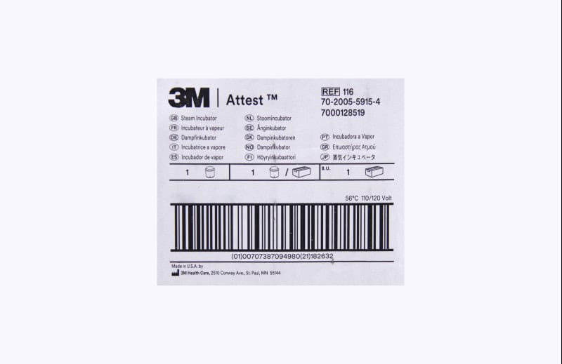3M Attest Steam Incubator