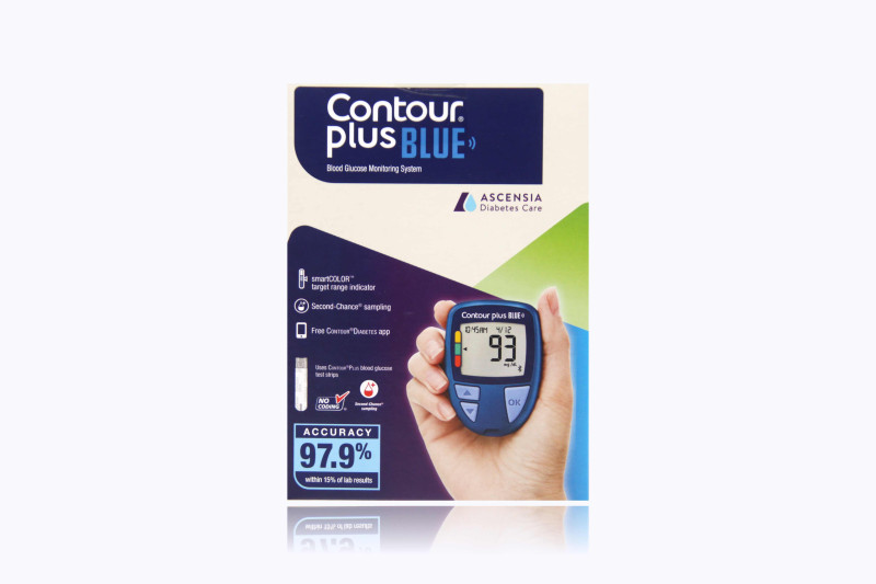 Ascensia Diabetes Care Contour Plus Blue Blood Glucose Monitoring System