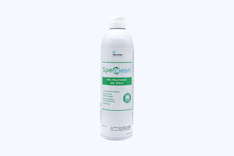 MicroCare Spec Clean Pre-Treatment Gel Spray Instrument Cleaner, 12oz Can