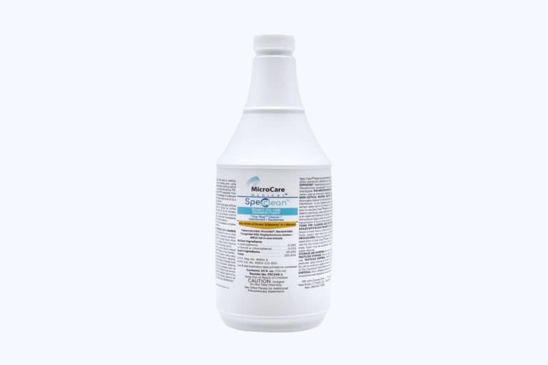 MicroCare Spec Clean Ready-To-Use Surface Disinfectant Cleaning Solution, 24oz Spray Bottle