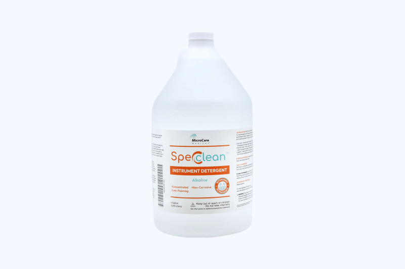 MicroCare Spec Clean Alkaline Surgical Instrument Detergent Cleaning Solution, One Gallon