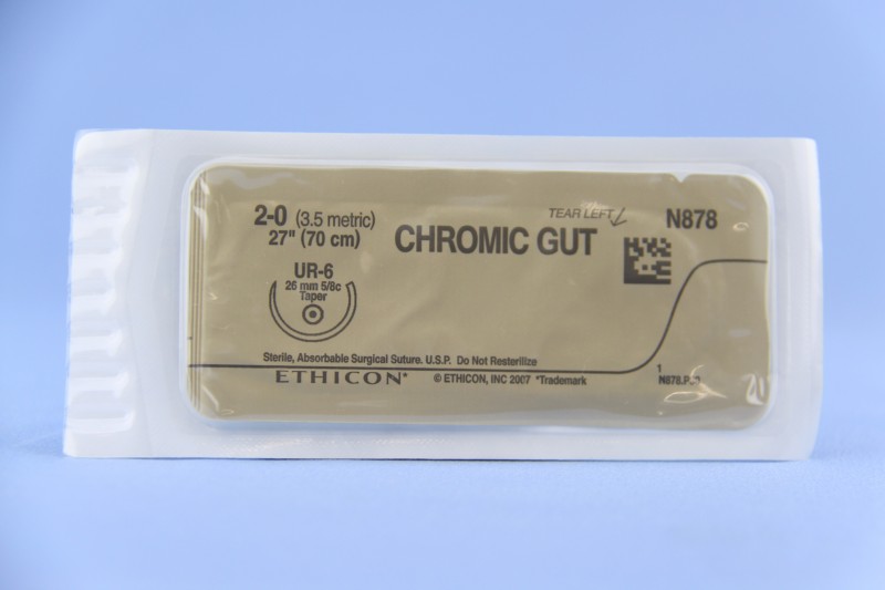 2-0 Chromic Gut 27″ UR-6 taper