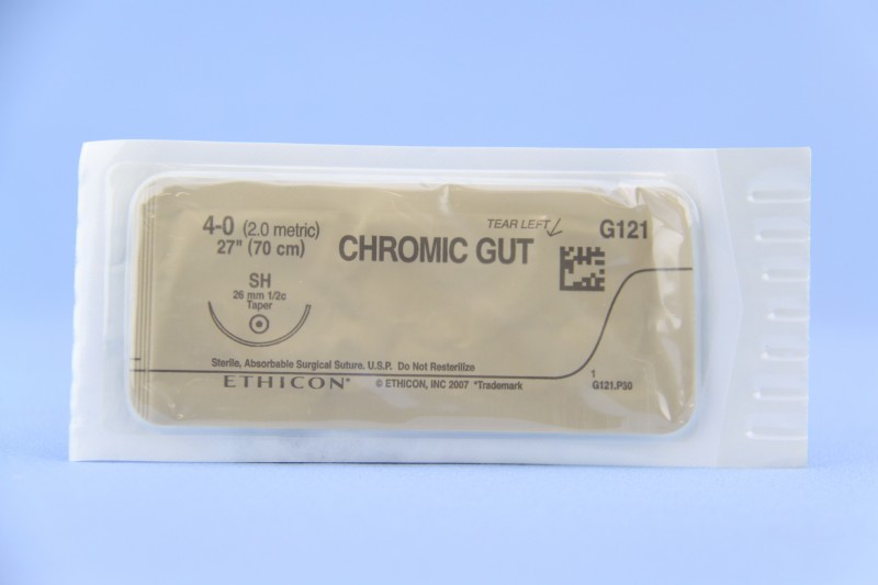 4-0 Chromic Gut 27″ SH taper